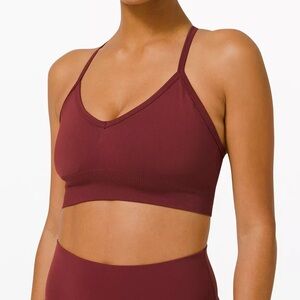 Lululemon Ebb to Street Bra *Light Support C/D Cup | Size 6 Red Merlot